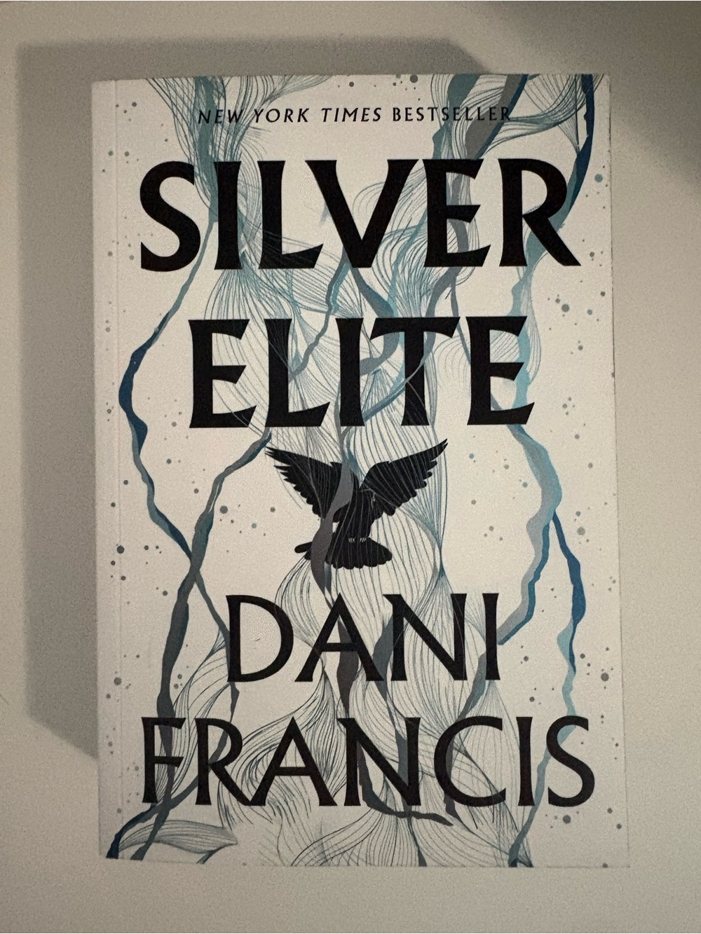 'Silver Elite' Wall Art Print in Blue and Black